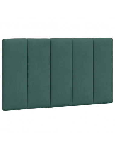 Giroletto con Luci LED Verde Scuro 90x200 cm in Velluto
