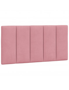 Giroletto con Testiera Rosa 100x200 cm in Velluto 2
