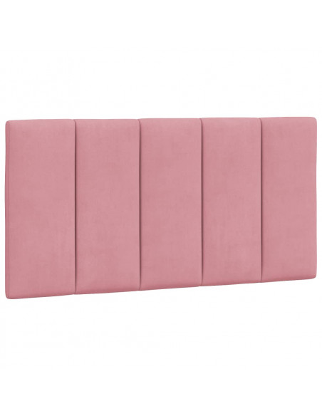 Giroletto con Testiera Rosa 100x200 cm in Velluto