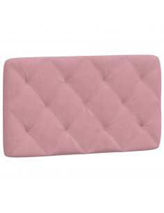 Giroletto con Testiera Rosa 90x200 cm in Velluto 2