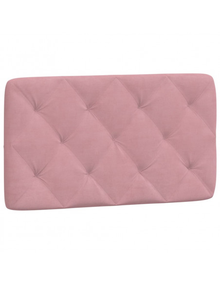 Giroletto con Testiera Rosa 90x200 cm in Velluto