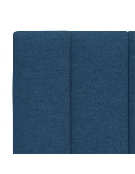 Giroletto senza Materasso Blu 100x200 cm in Tessuto