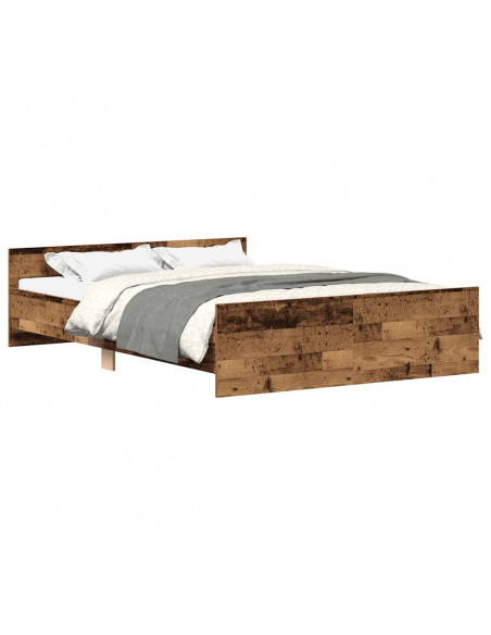 Giroletto senza Materasso Legno Antico 120x200cm in Truciolato