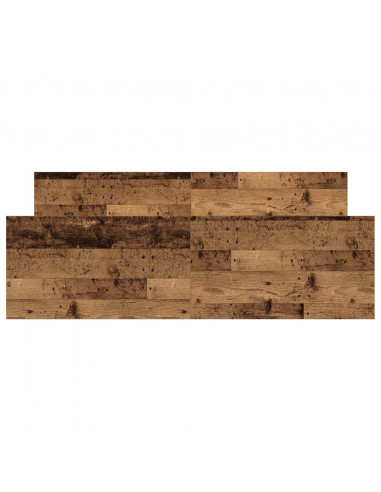 Giroletto senza Materasso Legno Antico 120x200cm in Truciolato