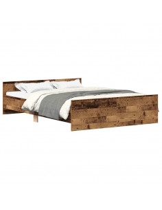 Giroletto senza Materasso Legno Antico 140x190cm in Truciolato