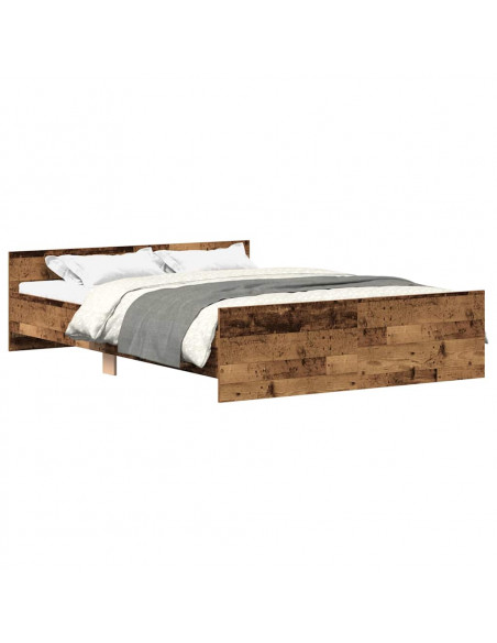Giroletto senza Materasso Legno Antico 140x190cm in Truciolato