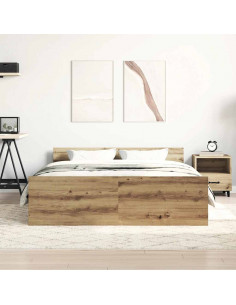 Giroletto senza Materasso Rovere Artigianale 120x190cm 2