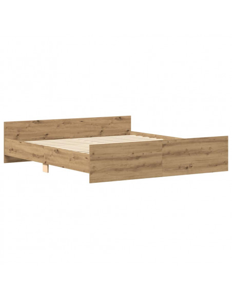 Giroletto senza Materasso Rovere Artigianale 180x200 cm