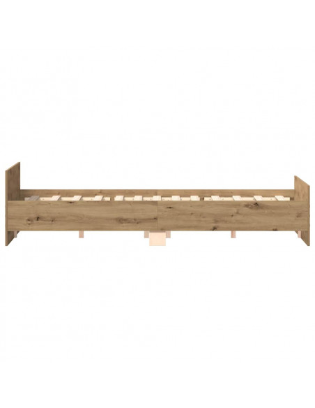 Giroletto senza Materasso Rovere Artigianale 180x200 cm