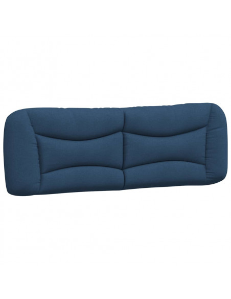 Letto con Materasso Blu 160x200 cm in Tessuto