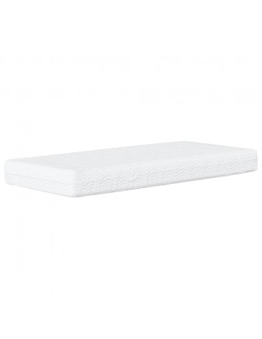 Letto con Materasso Rosa 90x200 cm in Velluto