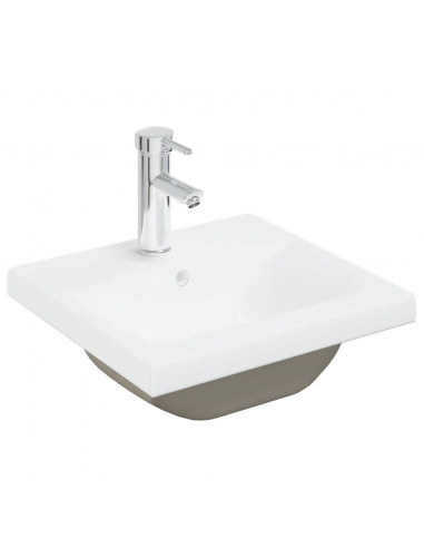Mobile Bagno con Lavabo Integrato&Rubinetto Rovere Artigianale