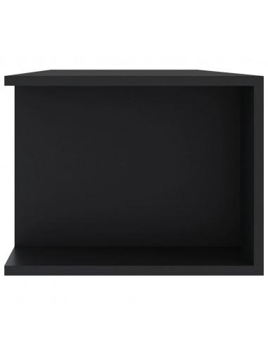 Mobile Porta TV con Luci LED Nero 135x39x30 cm