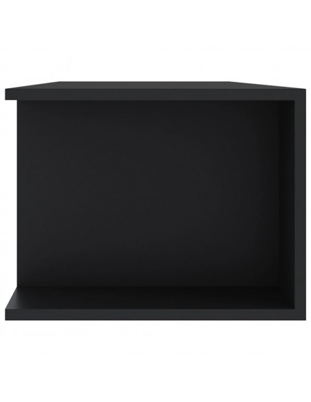 Mobile Porta TV con Luci LED Nero 135x39x30 cm