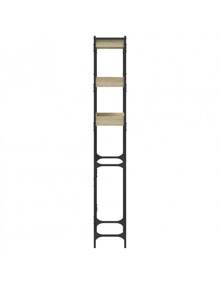 Scaffale per Lavatrice Rovere Sonoma 67x25x163 cm Multistrato