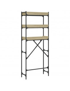 Scaffale per Lavatrice Rovere Sonoma 67x25x163 cm Multistrato 2