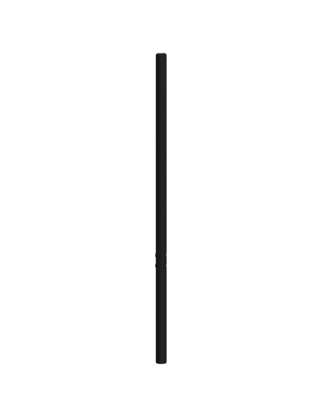 Testiera in Metallo Nero 140 cm