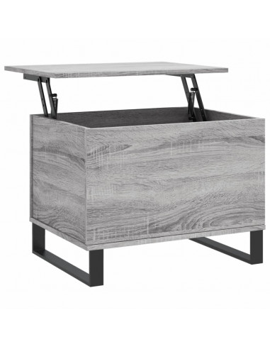 Tavolino Salotto Grigio Sonoma 60x44,5x45 cm Legno Multistrato