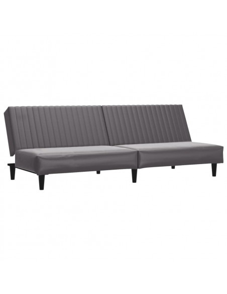 Set di Divani 2 pz Grigio in Similpelle