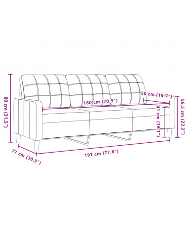 Set di Divani 3 pz con Cuscini e Rinforzi Verde scuro Velluto