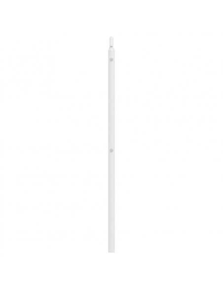 Testiera in Metallo Bianco 140 cm