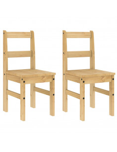 Set da Pranzo 4 pz Panama in Legno Massello di Pino