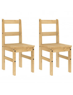 Set da Pranzo 4 pz Panama in Legno Massello di Pino