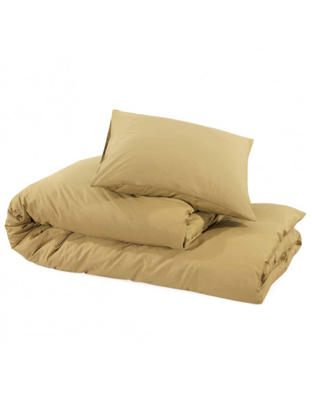 Set Copripiumino Tortora 200x220 cm in Microfibra Leggera