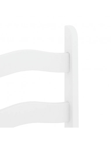 Set da Pranzo 3 pz Panama Bianco in Legno Massello di Pino