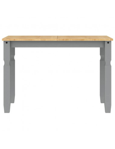 Set da Pranzo 3 pz Panama Grigio in Legno Massello di Pino