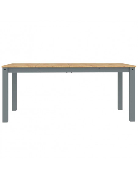 Set da Pranzo 3 pz Panama Grigio in Legno Massello di Pino