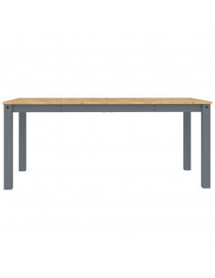 Set da Pranzo 7 pz Panama Grigio in Legno Massello di Pino 2