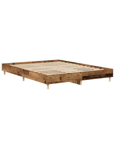 Giroletto senza Materasso Legno Antico 150x200 cm in Truciolato
