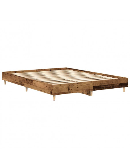 Giroletto senza Materasso Legno Antico 150x200 cm in Truciolato