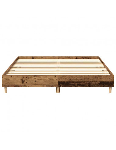 Giroletto senza Materasso Legno Antico 150x200 cm in Truciolato