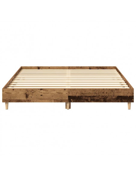 Giroletto senza Materasso Legno Antico 150x200 cm in Truciolato