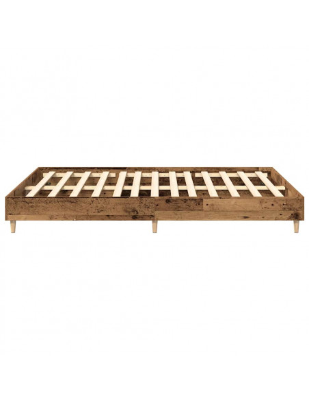 Giroletto senza Materasso Legno Antico 150x200 cm in Truciolato