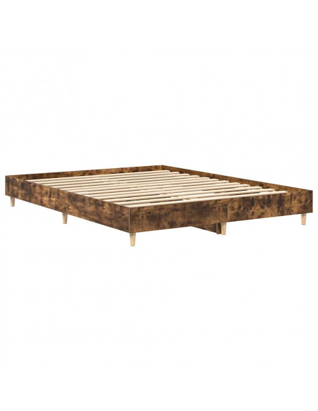 Giroletto senza Materasso Rovere Fumo 140x200 cm in Truciolato