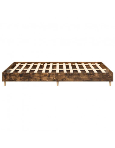 Giroletto senza Materasso Rovere Fumo 140x200 cm in Truciolato