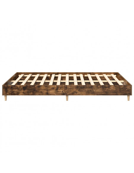 Giroletto senza Materasso Rovere Fumo 140x200 cm in Truciolato