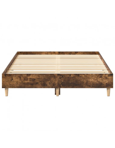 Giroletto senza Materasso Rovere Fumo 120x200 cm in Truciolato