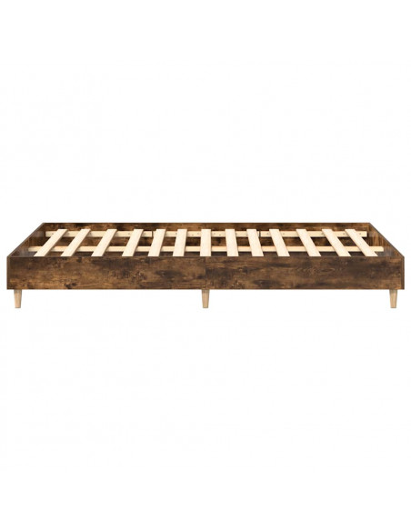 Giroletto senza Materasso Rovere Fumo 120x200 cm in Truciolato