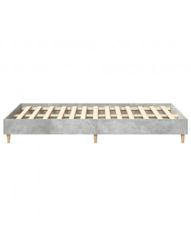 Giroletto senza Materasso Grigio Cemento 120x200 cm Truciolato