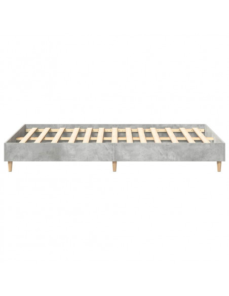 Giroletto senza Materasso Grigio Cemento 120x200 cm Truciolato