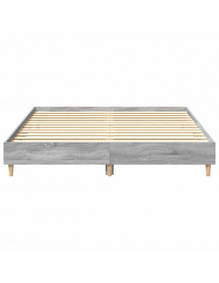 Giroletto senza Materasso Grigio Sonoma 140x200 cm Truciolato