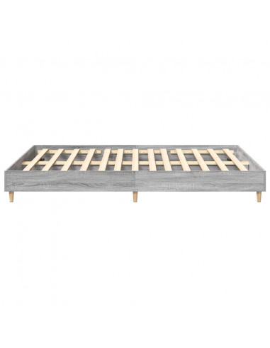 Giroletto senza Materasso Grigio Sonoma 140x200 cm Truciolato