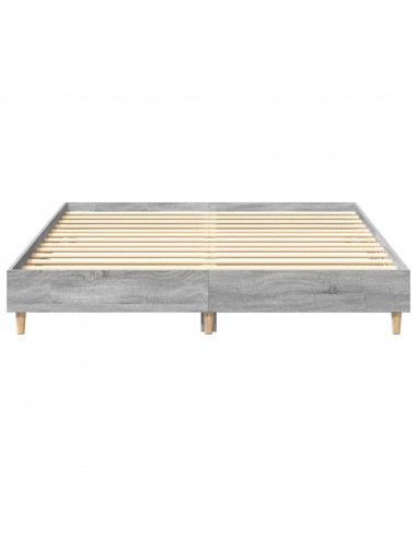 Giroletto senza Materasso Grigio Sonoma 150x200 cm Truciolato