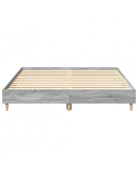 Giroletto senza Materasso Grigio Sonoma 150x200 cm Truciolato