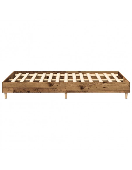 Giroletto senza Materasso Legno Antico 120x200 cm in Truciolato