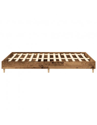 Giroletto senza Materasso Legno Antico 140x200 cm in Truciolato